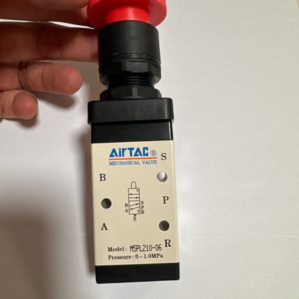 Airtac M5PL210-06: Manual Valve. 5 Way - M5PL21006