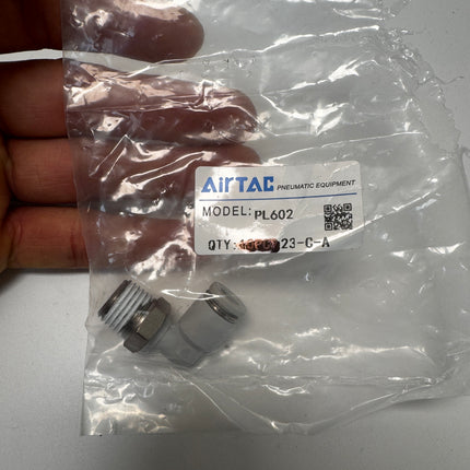 Airtac PL: Push Lock Fitting. Male Elbow - PL602