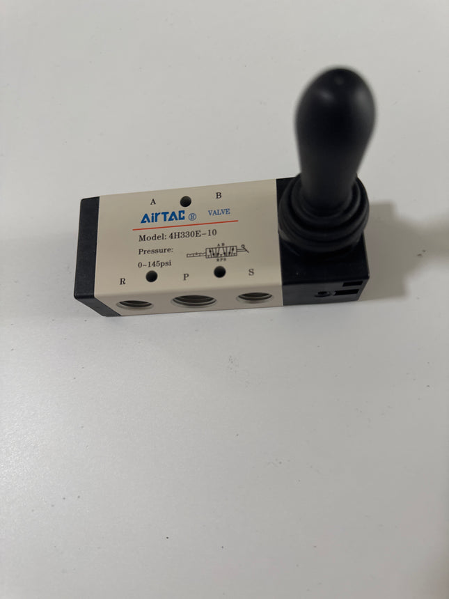 Airtac 4H330E-10: Hand Valve. Toggle Style - 4H330E10T
