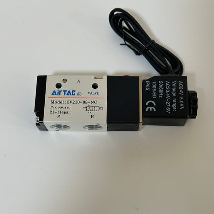 Airtac 3V210-08-NC: Solenoid valve(3/2 way) - 3V21008NCEIT