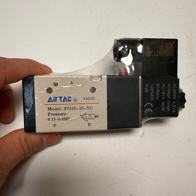 Airtac 3V310-10-NC: Solenoid valve(3/2 way) - 3V31010NCA
