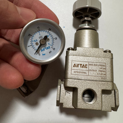 Airtac GPR20006L: Precision Air Regulator  - GPR20006LT