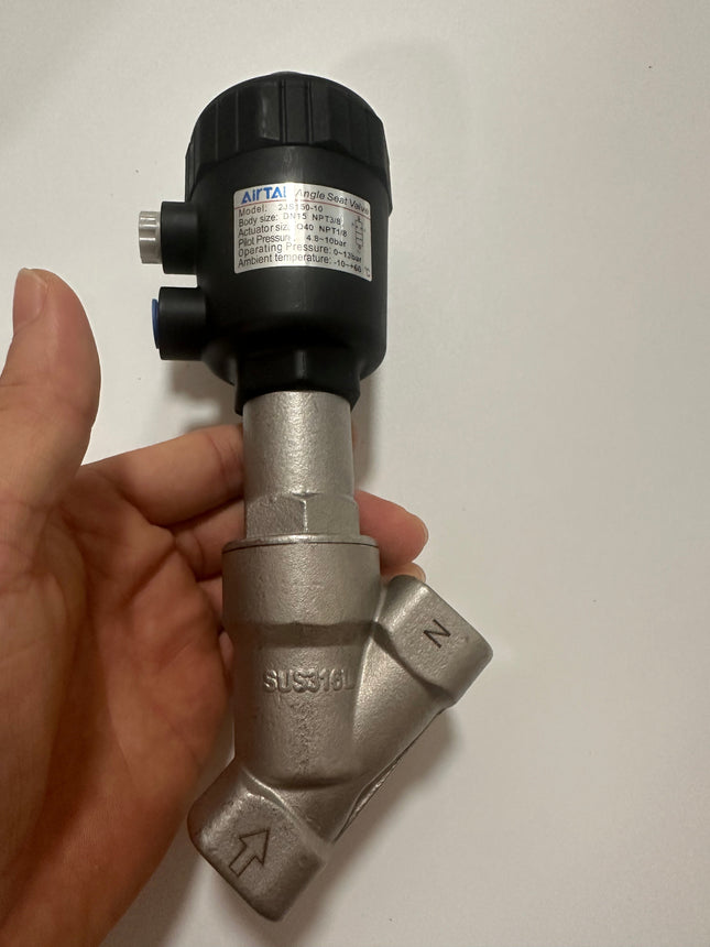 Airtac 2JS150-10: Angle Seat Valve - 2JS15010Q40T