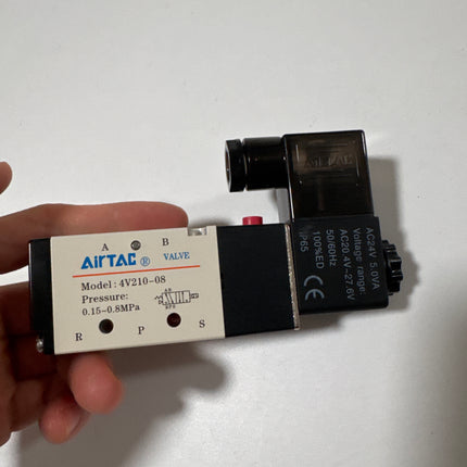 Airtac 4V210-08: Solenoid Air Valve - 4V21008E-W