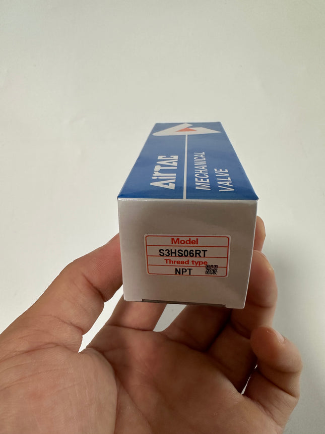 Airtac S3HS-06: Manual Valve. 3 Way - S3HS06RT