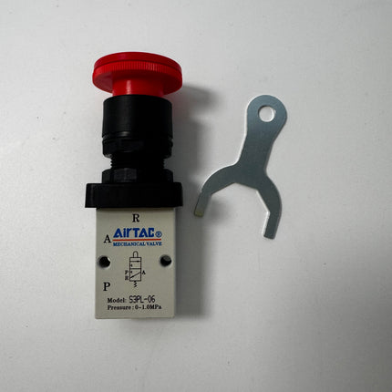 Airtac S3PL-06: Manual Valve. 3 Way - S3PL06