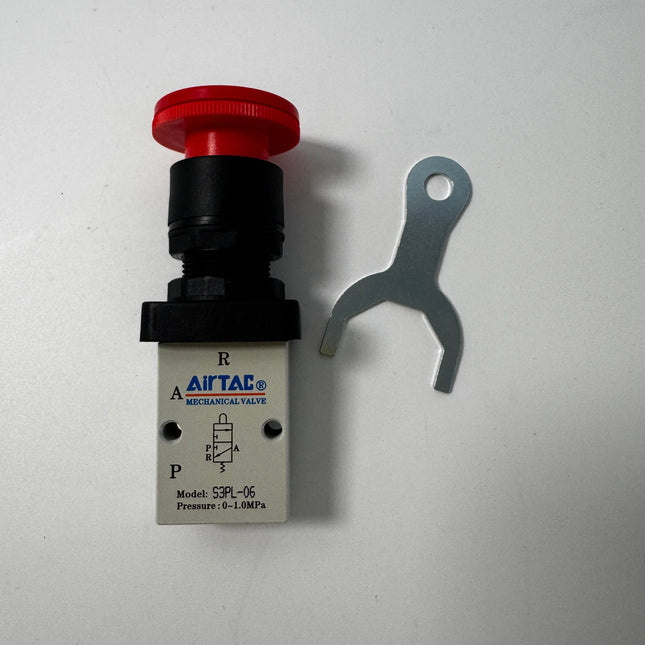 Airtac S3PL-06: Manual Valve. 3 Way - S3PL06