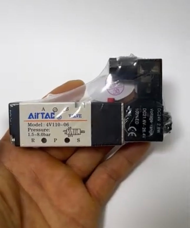 Airtac 4V110-06: Solenoid Air Valve - 4V11006BG