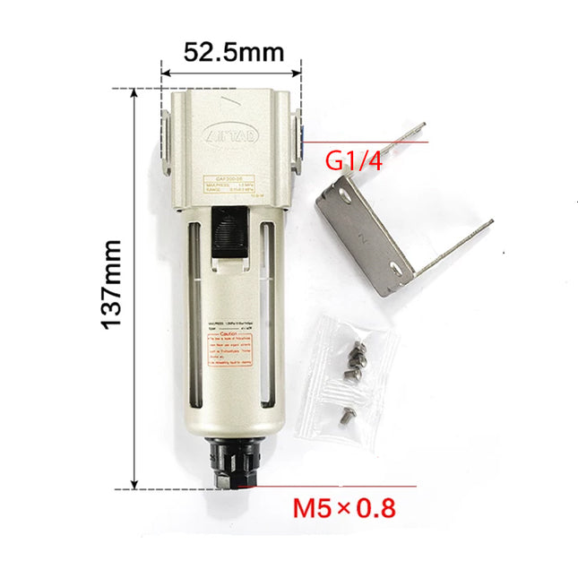 Airtac GAF200-08: Pneumatic Filter - GAF20008G