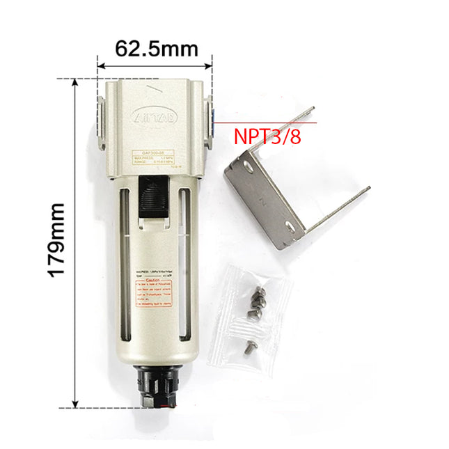 Airtac GAF300-10: Pneumatic Filter - GAF30010T