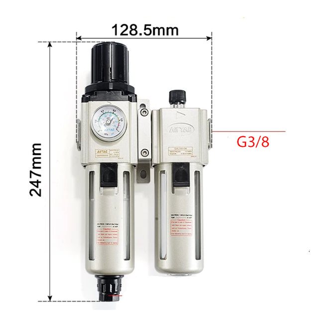 Airtac GAFC300: Filter Regulator Lubricator - GAFC30010ASG