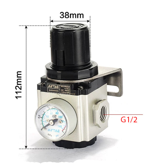 Airtac GAR300: Air Pressure Regulator - GAR30015SG