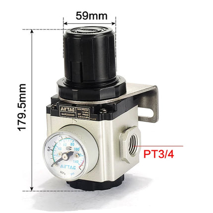 Airtac GAR600: Air Pressure Regulator - GAR60020S