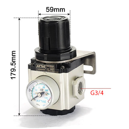 Airtac GAR600: Air Pressure Regulator - GAR60020SG
