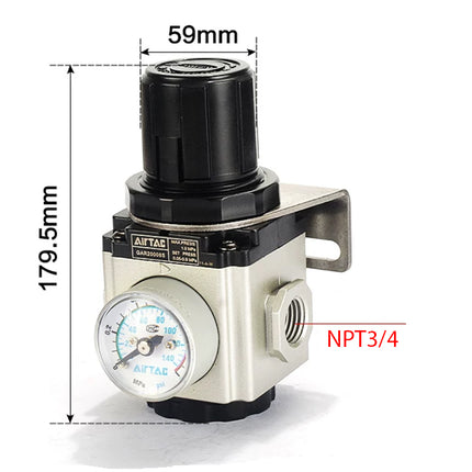 Airtac GAR600: Air Pressure Regulator - GAR60020ST