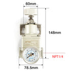 Airtac GPR40008M: Precision Air Regulator  - GPR40008MT