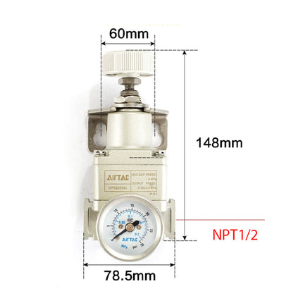 Airtac GPR40015M: Precision Air Regulator  - GPR40015MT