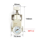 Airtac GPR40015M: Precision Air Regulator  - GPR40015MT