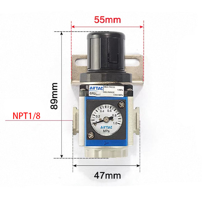 Airtac  GR series: pressure regulating valve  - GR20006F1T