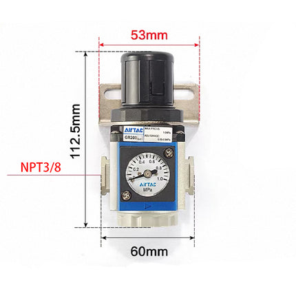 Airtac  GR series: pressure regulating valve  - GR30010F1T