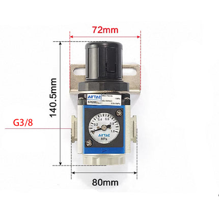 Airtac  GR series: pressure regulating valve  - GR40010F1G