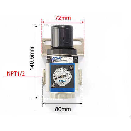 Airtac  GR series: pressure regulating valve  - GR40015F1T