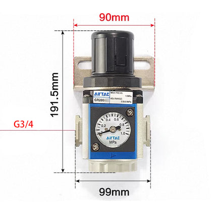Airtac  GR series: pressure regulating valve  - GR60020F1G