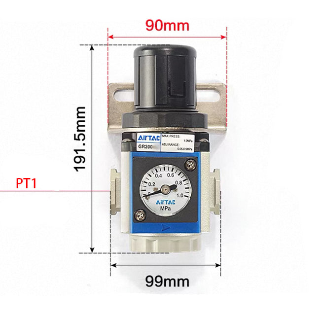 Airtac  GR series: pressure regulating valve  - GR60025F1