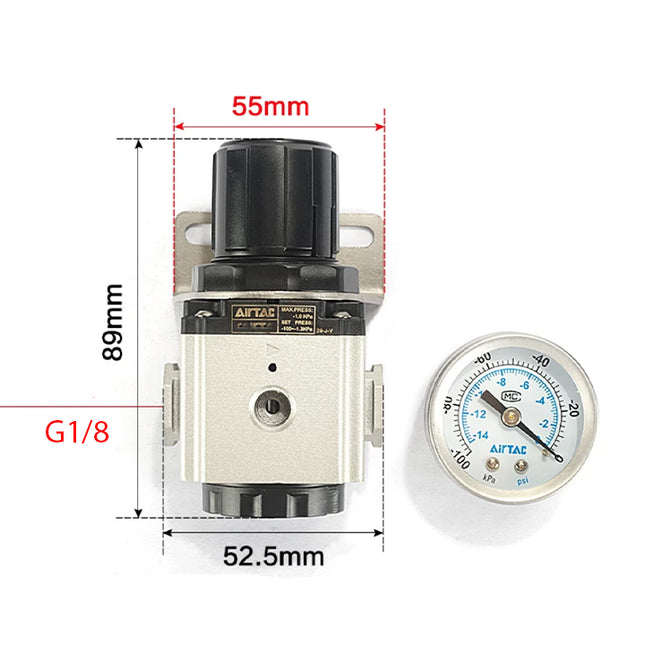 Airtac GVR200-06: Vacuum Pressure Regulator - GVR20006G