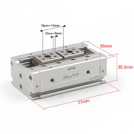 Airtac HFD: Compact air finger(Double acting) - HFD16X15