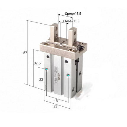 Airtac  HFK Series: Pneumatic Finger  - HFK10