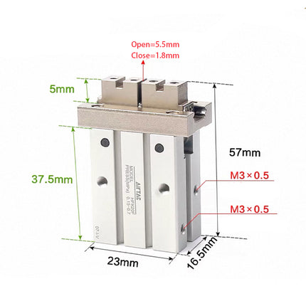 Airtac  HFK Series: Pneumatic Finger  - HFK10F