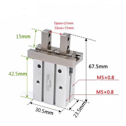 Airtac  HFK Series: Pneumatic Finger  - HFK10N