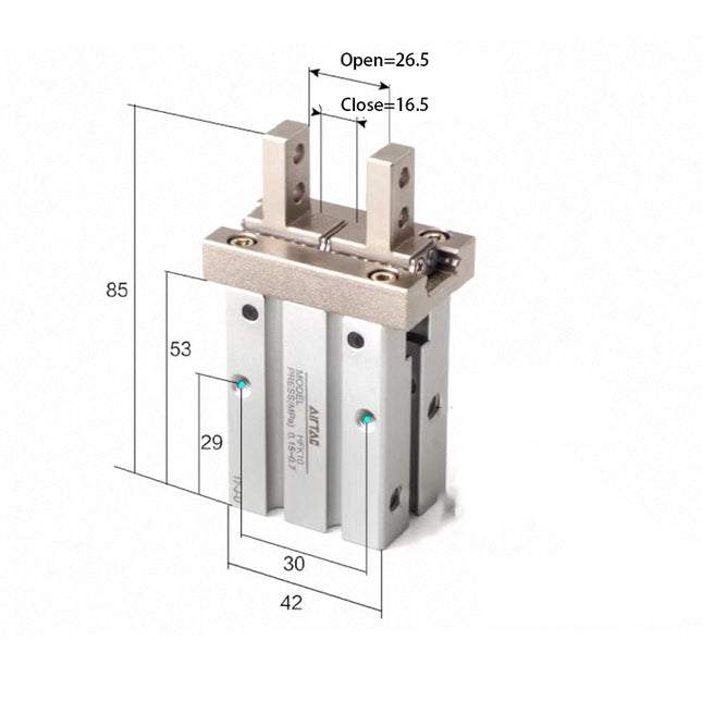 Airtac  HFK Series: Pneumatic Finger  - HFK20