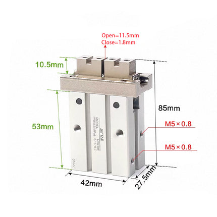 Airtac  HFK Series: Pneumatic Finger  - HFK20F