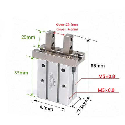 Airtac  HFK Series: Pneumatic Finger  - HFK20B