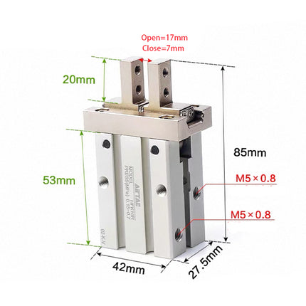 Airtac  HFK Series: Pneumatic Finger  - HFK20R