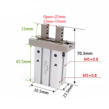 Airtac  HFKL Series: Pneumatic Finger  - HFKL16