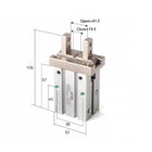 Airtac  HFK Series: Pneumatic Finger  - HFTK25