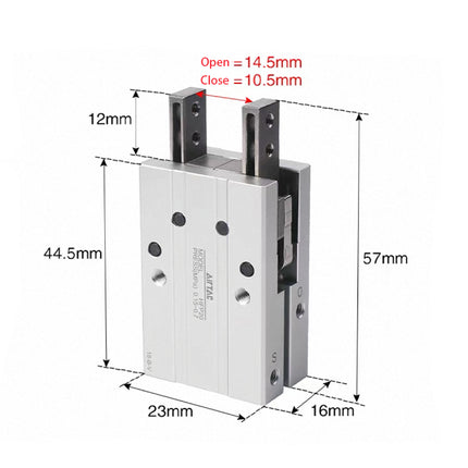 Airtac  HFP Series: Pneumatic Finger  - HFP10