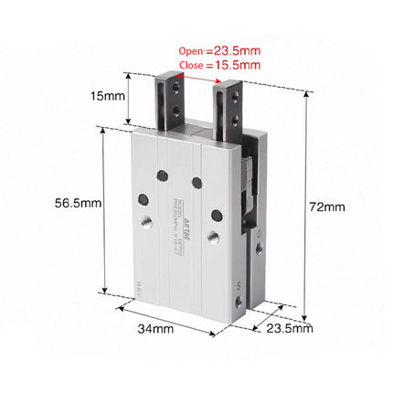 Airtac  HFP Series: Pneumatic Finger  - HFP16