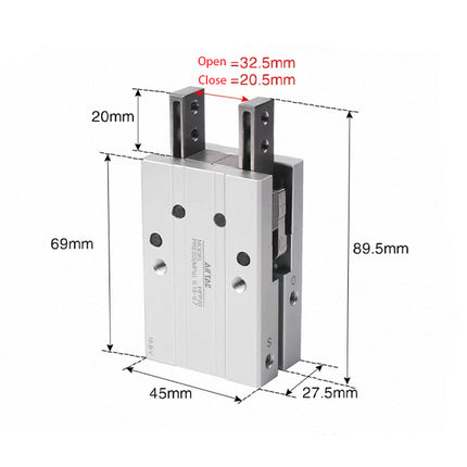 Airtac  HFP Series: Pneumatic Finger  - HFP20