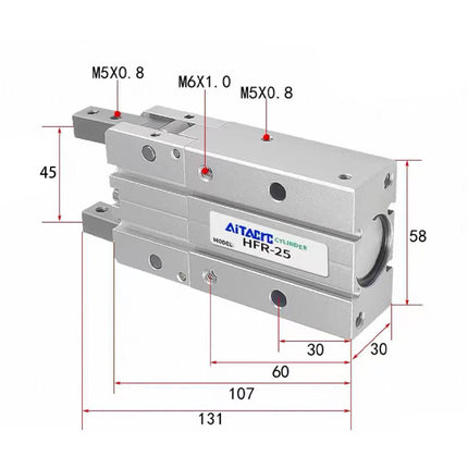 Airtac  HFR series: open and close type pneumatic finger  - HFR25