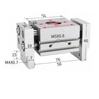 Airtac  HFT Series: Large Aperture Opening Clamp  - HFT10X20S
