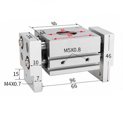 Airtac  HFT Series: Large Aperture Opening Clamp  - HFT10X30S