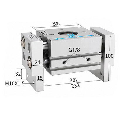 Airtac  HFT Series: Large Aperture Opening Clamp  - HFT32X150SG