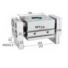 Airtac  HFT Series: Large Aperture Opening Clamp  - HFT32X150ST