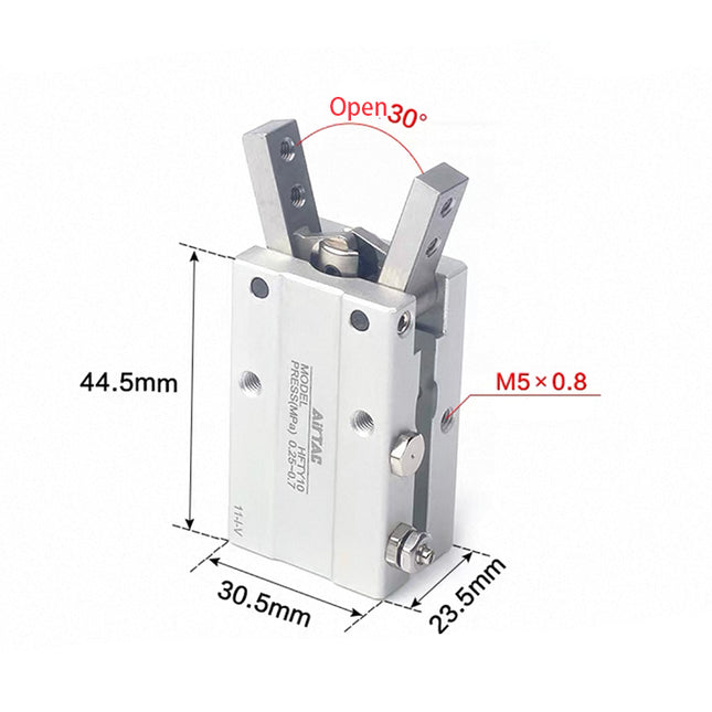 Airtac  HFY series: Y type pneumatic finger  - HFTY16
