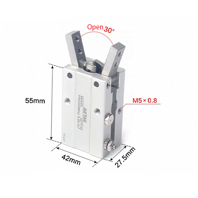 Airtac  HFY series: Y type pneumatic finger  - HFTY20