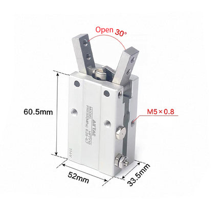 Airtac  HFY series: Y type pneumatic finger  - HFTY25